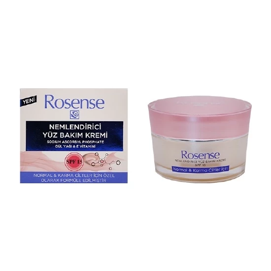 Rosense Nemlendirici Yüz Bakım Kremi Normal Ve Karma Ciltler 50Ml