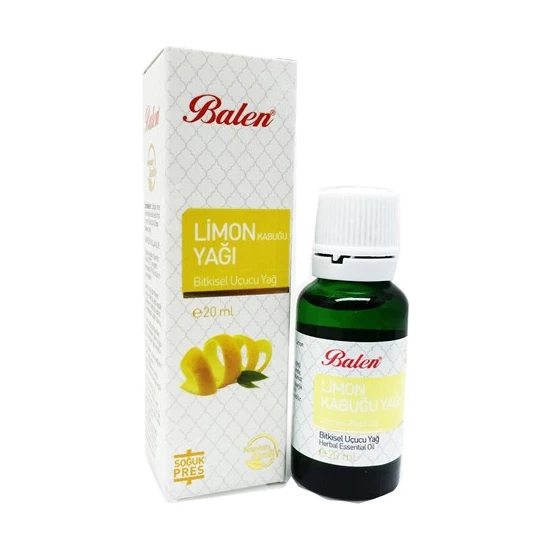 Balen Doğal Limon Kabuğu Yağı 20 ml