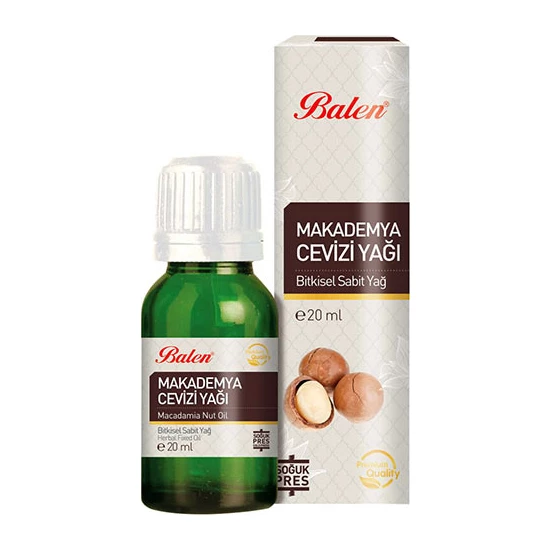 Balen Soğuk Pres Makademya Cevizi Yağı 20 ml
