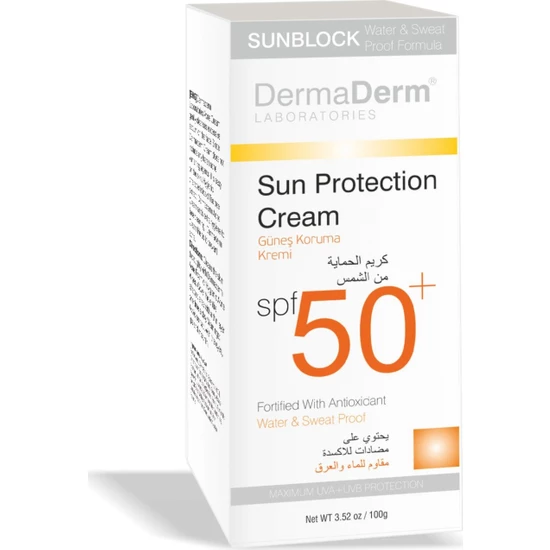 Dermaderm Spf 50 Faktör 100 Gr Güneş Kremi