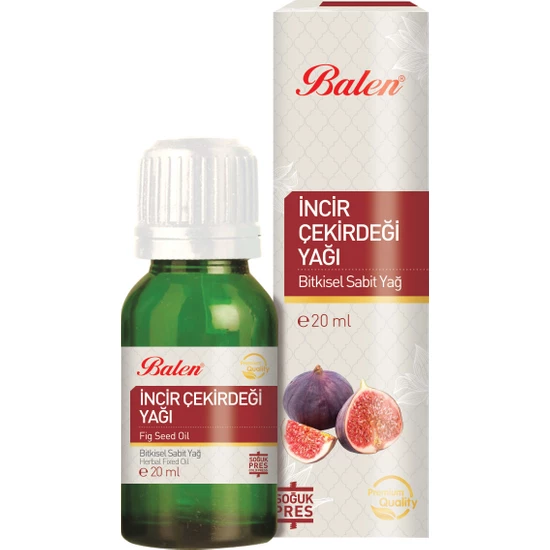 Balen İncir Çekirdeği Yağı (Soğuk Pres) 20 ml