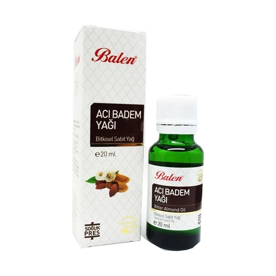 Balen Doğal Acı Badem Yağı 20 ml