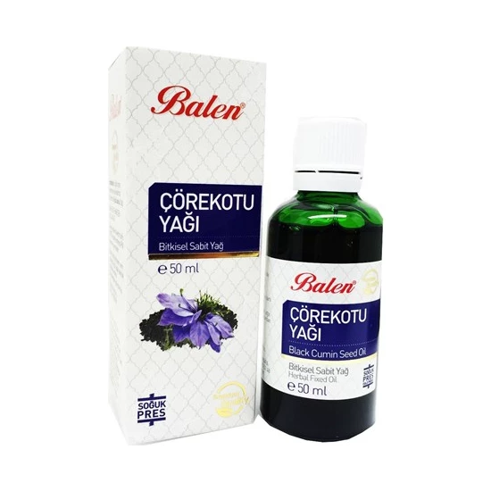 Balen Doğal Çörekotu Yağı 50 ml