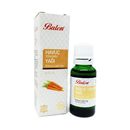 Balen Doğal Havuç Tohumu Yağı 20 ml