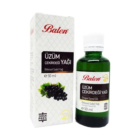 Balen Doğal Üzüm Çekirdeği Yağı 50 ml