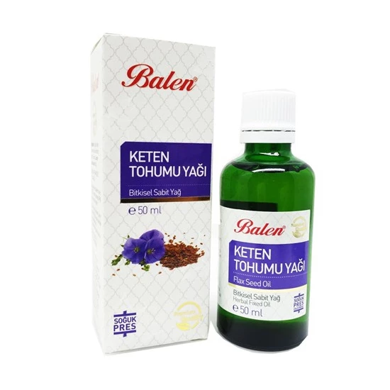 Balen Doğal Keten Tohumu Yağı 50 Ml